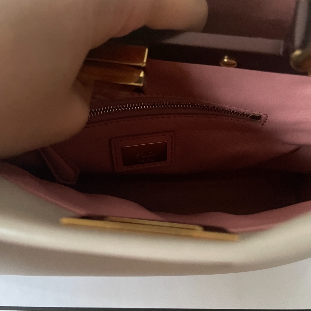 SOLD 2050 Fendi Peekaboo Mini Bicolor Crossbody Bag - Picture 9 of 16